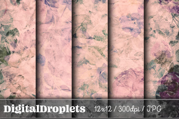 Blossoming Flowers Vol. 3: Vintage Textures for Modern Designs