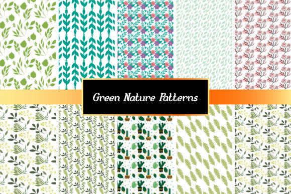 Green Nature Patterns: 10 Free Seamless Overlays for Designers