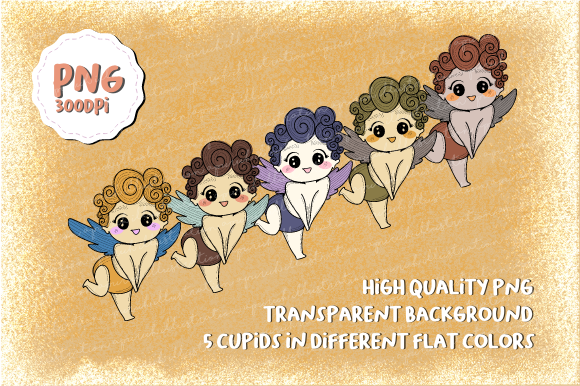 Valentines Day Cupid Baby Boy Angel Clip Art
